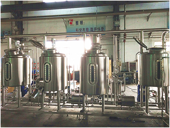 WEMAC Beer making equipment grain material water mixer for beer mash  brewing system